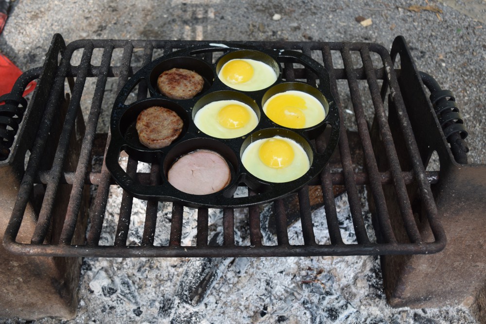 Sausage Peppered Biscuit Breakfast – Get Out Camping & Hiking